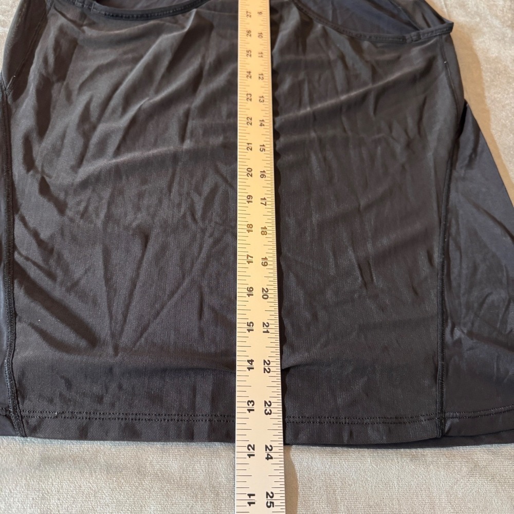Lululemon Sunshine Salutation Tank Black Mesh Airy Racerback Sweat Wicking Yoga - Picture 7 of 9